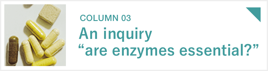 An inquiry“are enzymes essential?”